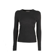 MAGLIA BUST DETAILING TIGHT Donna Nero MAGLIA BUST DETAILING TIGHT Donna Nero