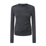 MAGLIA DIRASPATURA 100% LANA Donna Grigio Corvo MAGLIA DIRASPATURA 100% LANA Donna Grigio Corvo