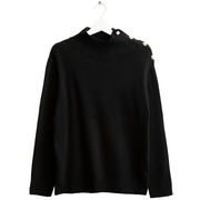 MAGLIA DOLCEVITA CON BOTTONI ARALDICI MAGLIA DOLCEVITA CON BOTTONI ARALDICI