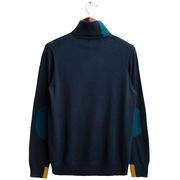 MAGLIA DOLCEVITA CON TOPPE SUI GOMITI MAGLIA DOLCEVITA CON TOPPE SUI GOMITI
