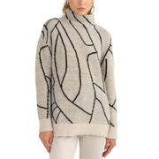 MAGLIA DOLCEVITA EFFETTO PELLICCIA CON FANTASIA LUREX MAGLIA DOLCEVITA EFFETTO PELLICCIA CON FANTASIA LUREX