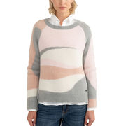 MAGLIA EFFETTO PELLICCIA MULTICOLORE MAGLIA EFFETTO PELLICCIA MULTICOLORE