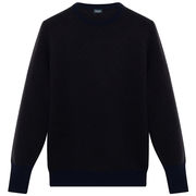MAGLIA GIROCOLLO IN CASHMERE CON LAMA DI RASOIO MAGLIA GIROCOLLO IN CASHMERE CON LAMA DI RASOIO