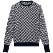 MAGLIA GIROCOLLO IN CASHMERE CON LAMA DI RASOIO MAGLIA GIROCOLLO IN CASHMERE CON LAMA DI RASOIO