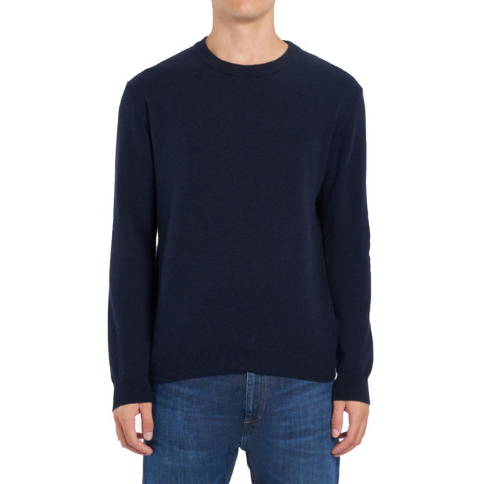 MAGLIA GIROCOLLO REGULAR FIT IN CASHMERE E SETA