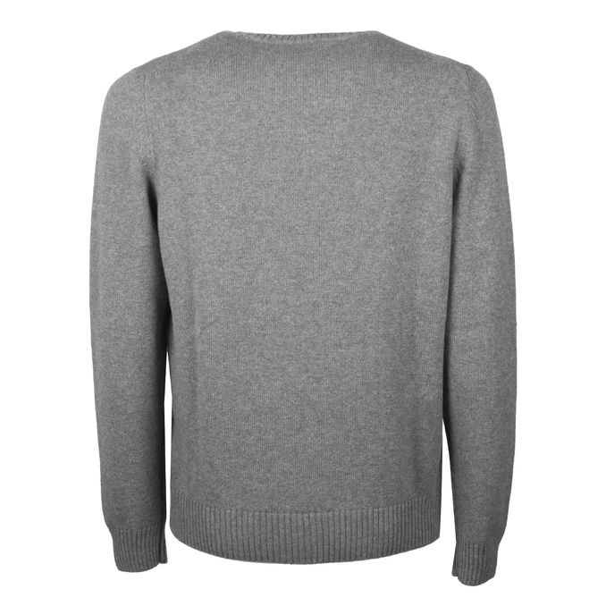 MAGLIA IN CASHMERE Uomo Grigio Chiaro