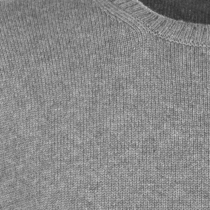 MAGLIA IN CASHMERE Uomo Grigio Chiaro