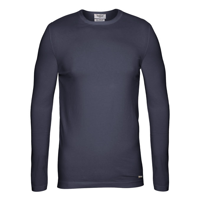 MAGLIA IN JERSEY Uomo Blu