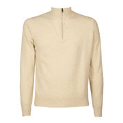 MAGLIA IN LANA E CASHMERE Uomo Beige MAGLIA IN LANA E CASHMERE Uomo Beige