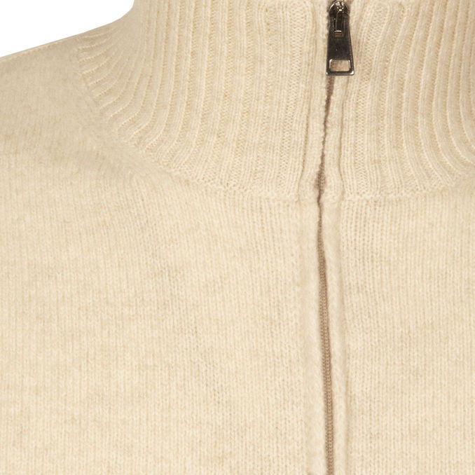 MAGLIA IN LANA E CASHMERE Uomo Beige