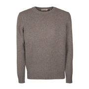 MAGLIA IN LANA Uomo Beige Celeste Melange MAGLIA IN LANA Uomo Beige Celeste Melange