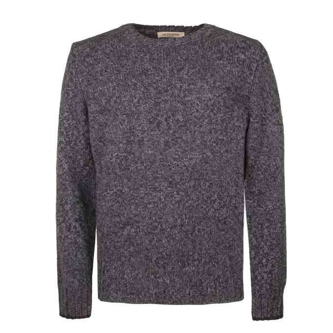 MAGLIA IN LANA Uomo Celeste Blu Melange