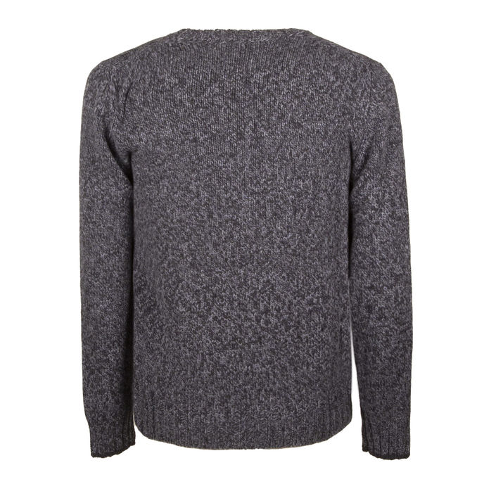 MAGLIA IN LANA Uomo Celeste Blu Melange