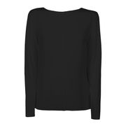 MAGLIA IN SETA Donna Nero  MAGLIA IN SETA Donna Nero