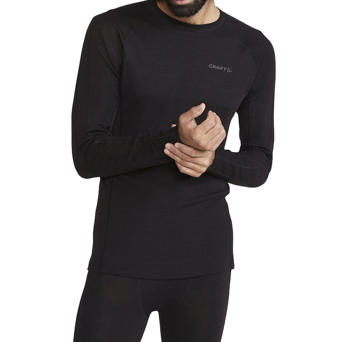 MAGLIA PRO LANA MERINO HZ Uomo Black