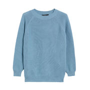 MAGLIA PURO COTONE LINZ Donna Azzurro  MAGLIA PURO COTONE LINZ Donna Azzurro