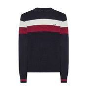 MAGLIA RIGHE TONDE Uomo Blu Navy  MAGLIA RIGHE TONDE Uomo Blu Navy