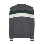 MAGLIA RIGHE TONDE Uomo Grigio  MAGLIA RIGHE TONDE Uomo Grigio