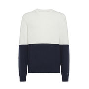 MAGLIA ROUND STRIPE BICOLORE Uomo Bianco MAGLIA ROUND STRIPE BICOLORE Uomo Bianco