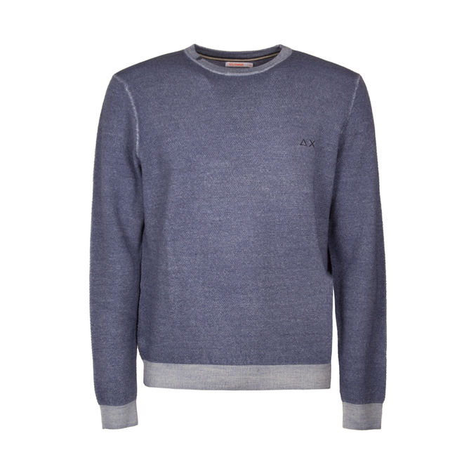 MAGLIA ROUND VINTAGE Uomo Avio