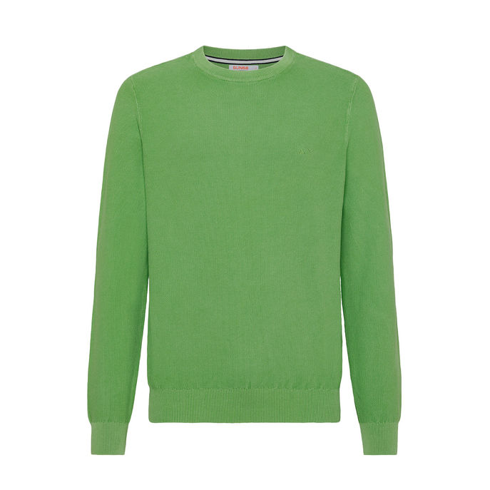 MAGLIA ROUND VINTAGE Uomo Verde Chiaro