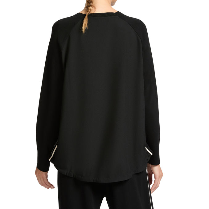 MAGLIA SPORTY CON COLLO STACCABILE