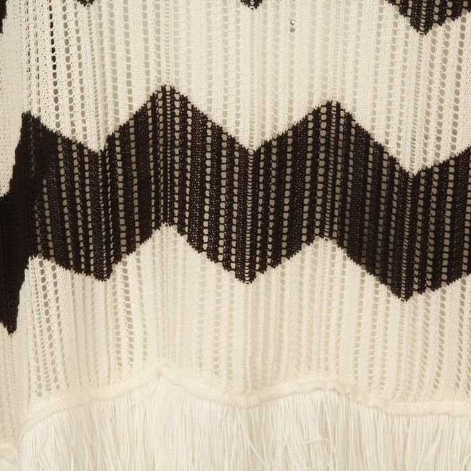 MAGLIA ZIG ZAG Donna Panna