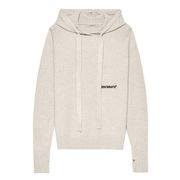 MAGLIONE CON CAPPUCCIO Donna Bianco Burro MAGLIONE CON CAPPUCCIO Donna Bianco Burro