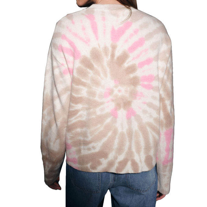 MAGLIONE MALABAR COLLECTOR Beige/Fucsia