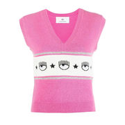 MAGLIONE MAXILOGOMANIA Donna Sachet Pink MAGLIONE MAXILOGOMANIA Donna Sachet Pink