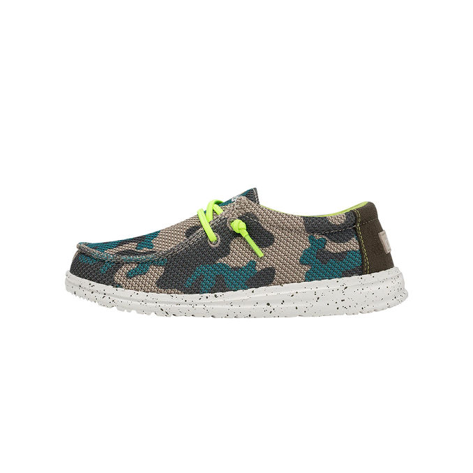 MOCASSINI WALLY YOUTH Bambino Taupe camo