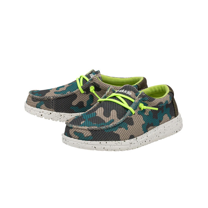 MOCASSINI WALLY YOUTH Bambino Taupe camo