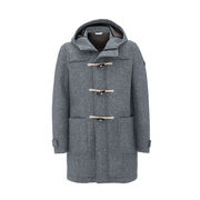 MONTGOMERY CON CAPPUCCIO E DOPPIA CHIUSURA Uomo Grigio Melange MONTGOMERY CON CAPPUCCIO E DOPPIA CHIUSURA Uomo Grigio Melange