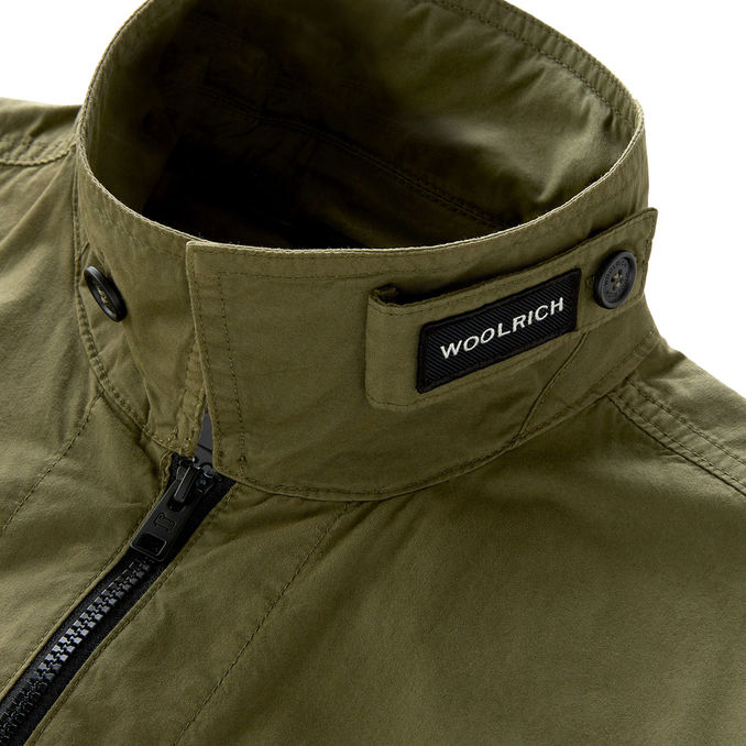 OVERSHIRT GARBADINE Uomo Lake Olive