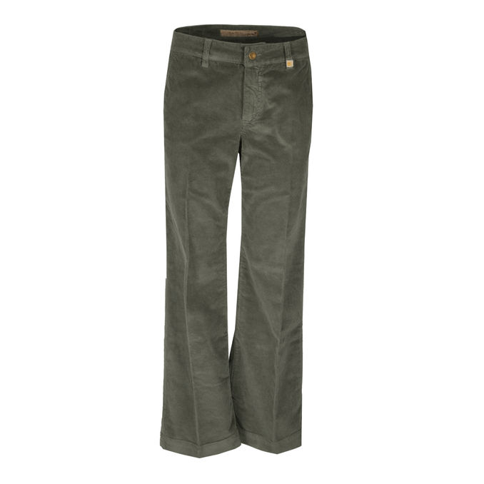 PANTALONE 5 TASCHE IN VELLUTO Donna Muschio