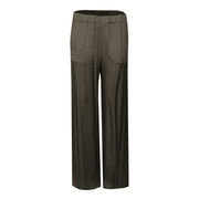 PANTALONE A PALAZZO SATIN Donna Salvia  PANTALONE A PALAZZO SATIN Donna Salvia