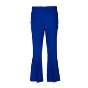 PANTALONE A TROMBETTA IN TESSUTO FIAMMATO Donna Blu iris PANTALONE A TROMBETTA IN TESSUTO FIAMMATO Donna Blu iris