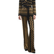 PANTALONE A ZAMPA IN JACQUARD PANTALONE A ZAMPA IN JACQUARD
