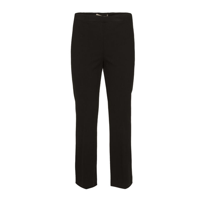 PANTALONE A ZAMPETTA JERSEY Donna Nero
