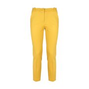 PANTALONE ALLA CAVIGLIA IN PUNTO STOFFA Donna Giallo PANTALONE ALLA CAVIGLIA IN PUNTO STOFFA Donna Giallo