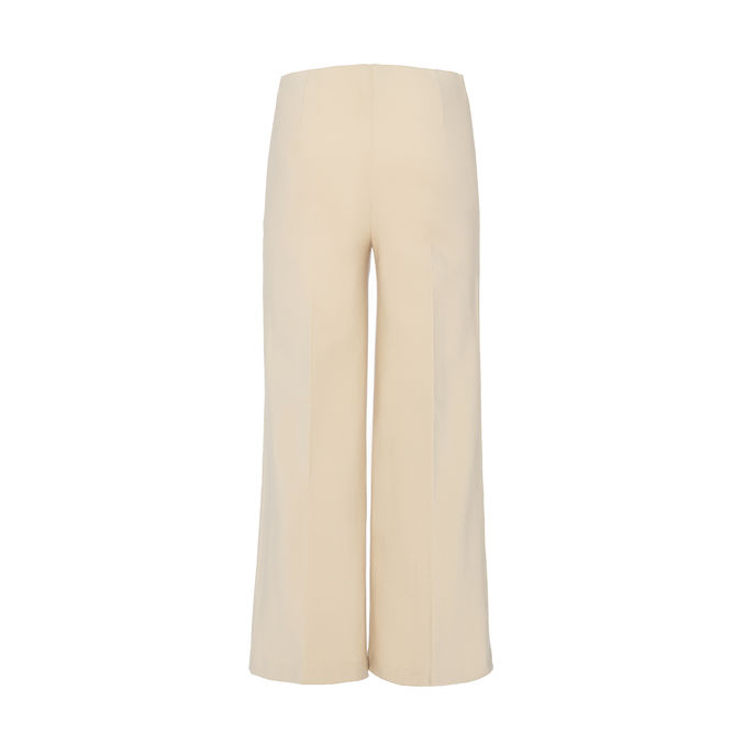 PANTALONE AMPIO IN JERSEY Donna Avorio
