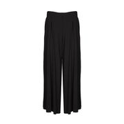 PANTALONE AMPIO PARTNER IN JERSEY Donna Nero PANTALONE AMPIO PARTNER IN JERSEY Donna Nero
