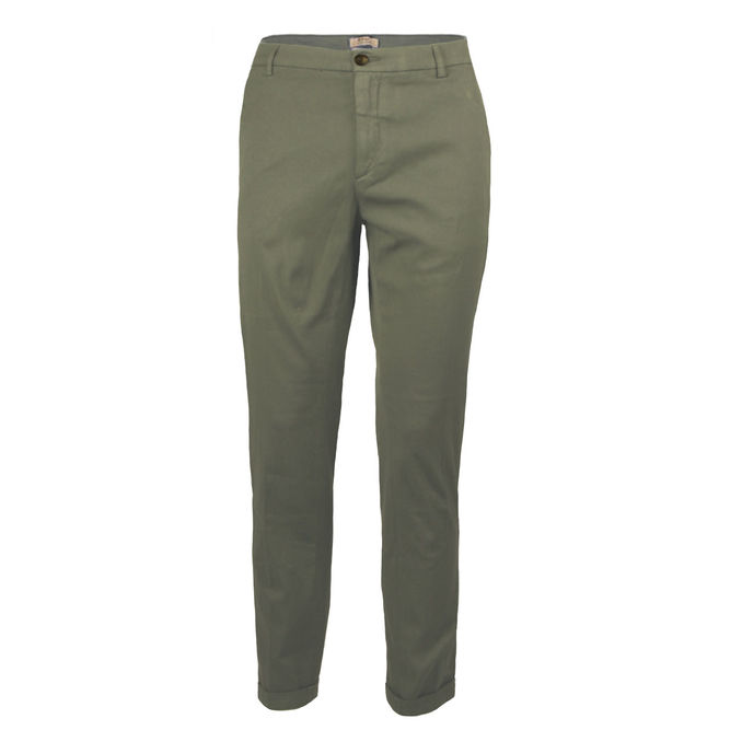 PANTALONE BRANDON CHINO RELAXED Uomo Army
