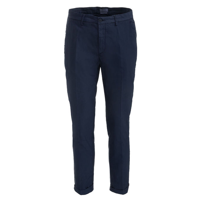 PANTALONE BRANDON CHINO RELAXED Uomo Navy