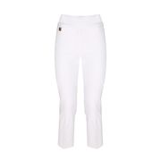 PANTALONE CAPRI IN TESSUTO TECNICO STRETCH Donna Bianco PANTALONE CAPRI IN TESSUTO TECNICO STRETCH Donna Bianco