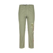 PANTALONE CARGO DYLAN CON RICAMO Donna Verde Militare PANTALONE CARGO DYLAN CON RICAMO Donna Verde Militare