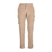 PANTALONE CARGO EXTRA SLIM IN VELLUTO A RIGHE Uomo Sabbia PANTALONE CARGO EXTRA SLIM IN VELLUTO A RIGHE Uomo Sabbia
