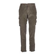 PANTALONE CARGO EXTRA SLIM IN VELLUTO A RIGHE Uomo Tortora PANTALONE CARGO EXTRA SLIM IN VELLUTO A RIGHE Uomo Tortora