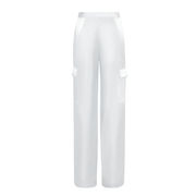 PANTALONE CARGO RASO ANTELOPE Donna Bianco PANTALONE CARGO RASO ANTELOPE Donna Bianco