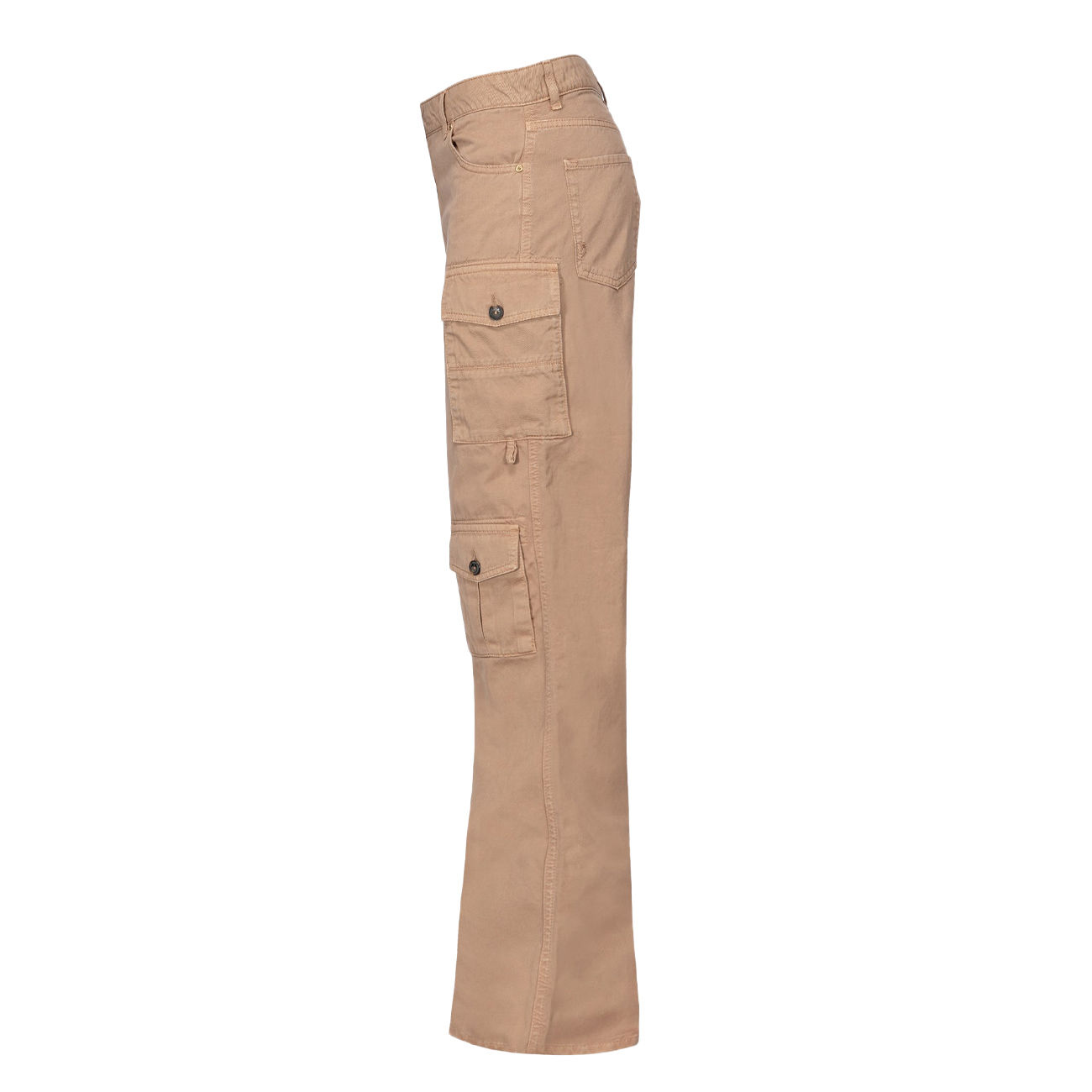 PINKO PANTALONE CARGO VARIABILE Donna Cammello Mocaccino